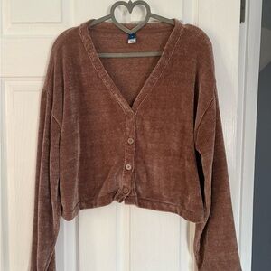 Old Navy Women's Brown lounging set, the pants are a small, the top is a medium